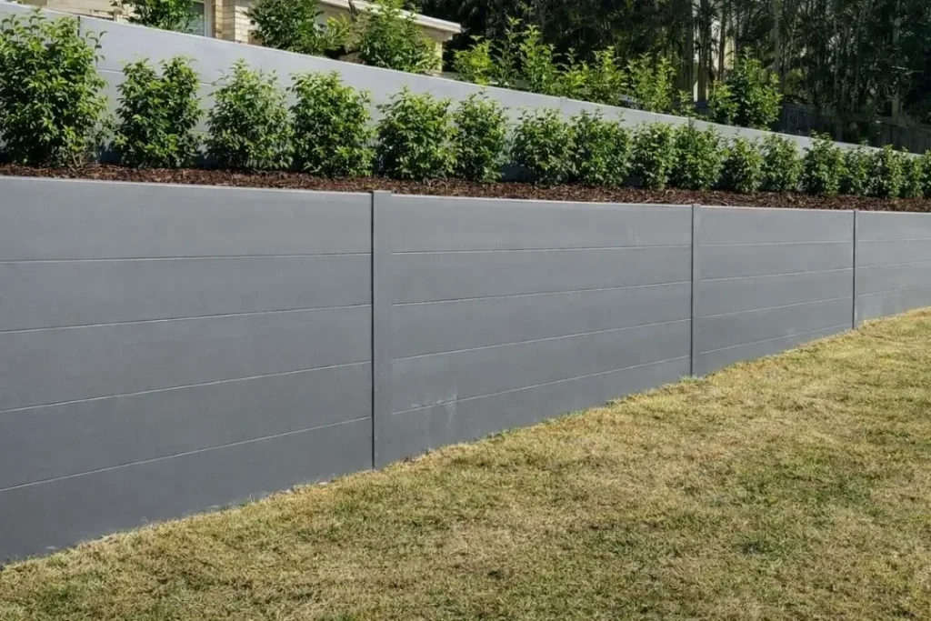 composite sleeper retaining walls