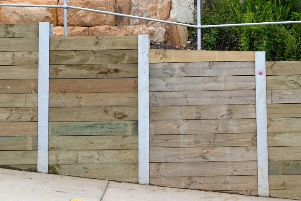timber sleeper retaining walls